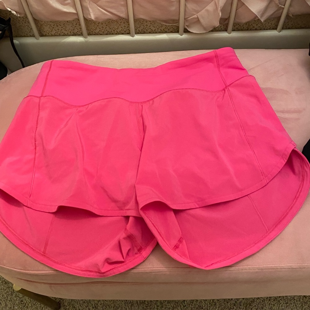speed up shorts sonic pink 4 inch